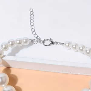 Collar Bijou de Perlas para Mascota — Talla M: imagen 3